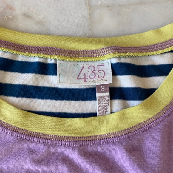 Girls - Matilda Jane Stripe Floral Layered Ruffle Tunic - 8 - Picture 3 of 9